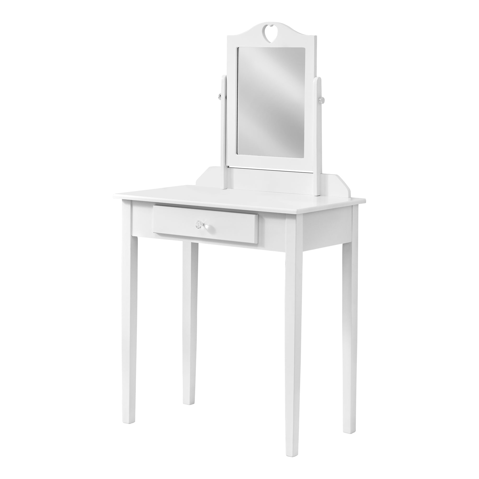 MN-283326    Vanity, Desk, Makeup Table, Organizer, Dressing Table, Bedroom, Wooden, White, Contemporary, Modern