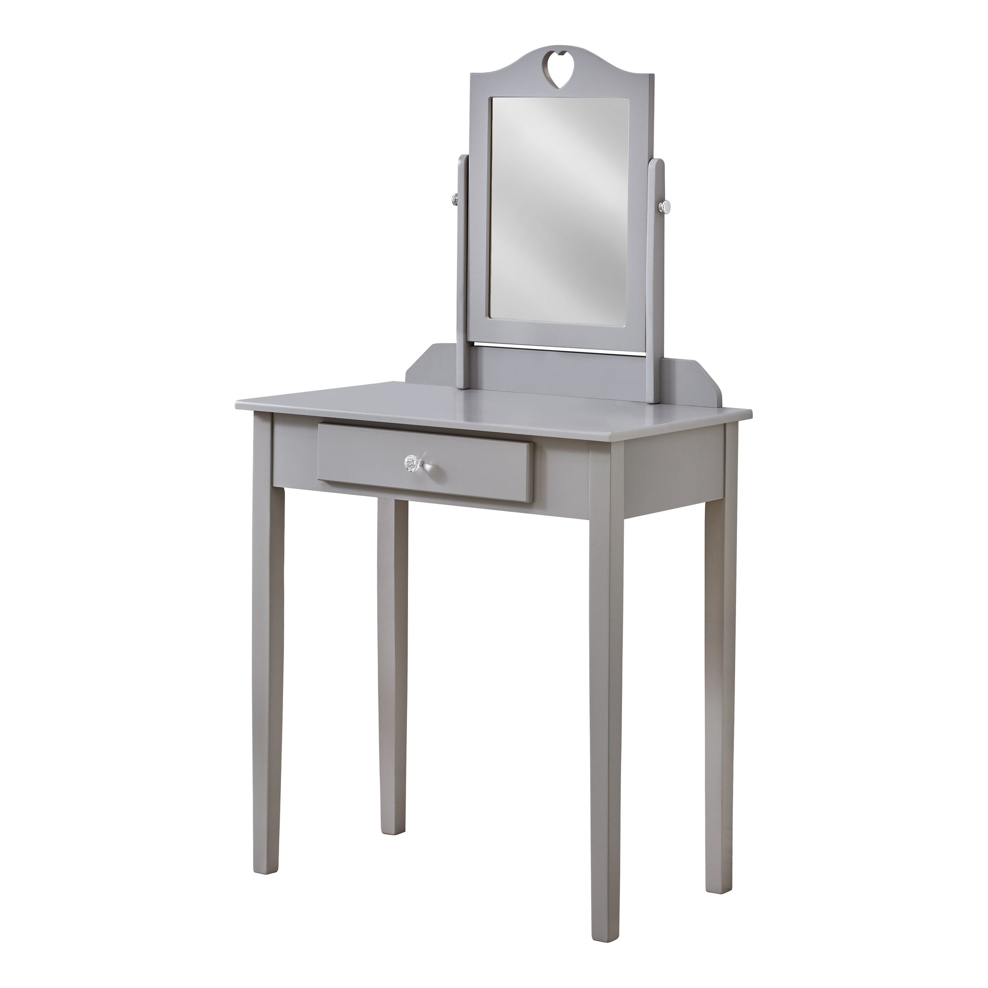 MN-293327    Vanity, Desk, Makeup Table, Organizer, Dressing Table, Bedroom, Wooden, Grey, Contemporary, Modern