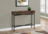 MN-713453    Accent Table, Console, Entryway, Narrow, Sofa, Living Room, Bedroom, Metal Legs, Laminate, Brown Reclaimed Wood Look, Black, Contemporary, Modern