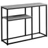 MN-173514    Accent Table, Console, Entryway, Narrow, Sofa, Living Room, Bedroom, Metal Legs, Laminate, Grey, Black, Contemporary, Modern