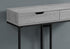 MN-203519    Accent Table, Console, Entryway, Narrow, Sofa, Living Room, Bedroom, Metal Legs, Laminate, Grey, Black, Contemporary, Modern