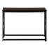 MN-253534    Accent Table, Console, Entryway, Narrow, Sofa, Living Room, Bedroom, Metal Frame, Laminate, Dark Brown, Black, Contemporary, Modern