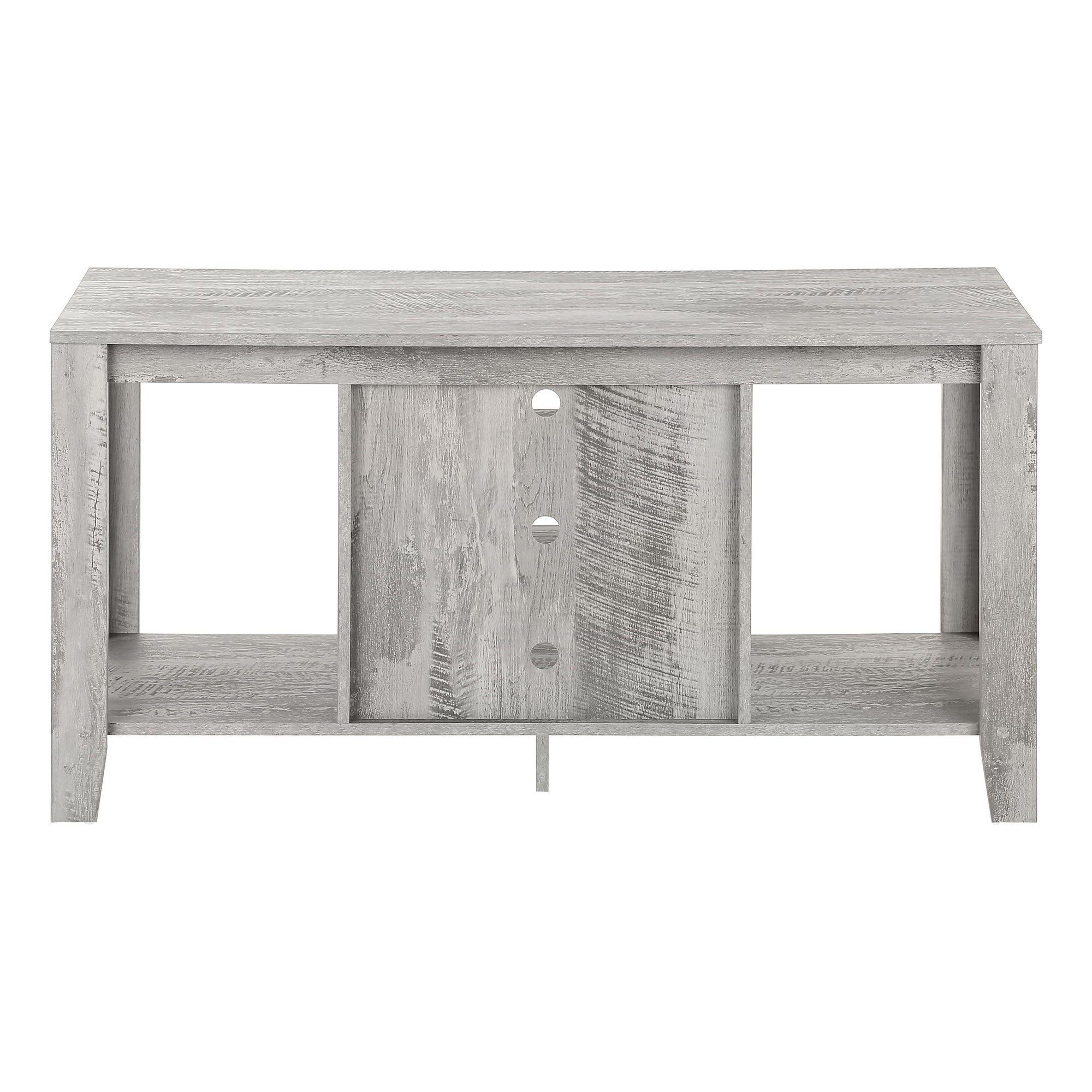 MN-333564    Tv Stand, 48 Inch, Console, Media Entertainment Center, Storage Cabinet, Living Room, Bedroom, Laminate, Industrial Grey, Contemporary, Modern