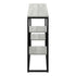 MN-433580    Accent Table, Console, Entryway, Narrow, Sofa, Living Room, Bedroom, Metal Frame, Laminate, Grey, Black, Contemporary, Modern