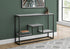 MN-433580    Accent Table, Console, Entryway, Narrow, Sofa, Living Room, Bedroom, Metal Frame, Laminate, Grey, Black, Contemporary, Modern