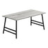 MN-613791    Coffee Table - 40"L / Grey / Black Metal