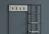 MN-734512    Bench, Entryway, Storage, Organizer, Coat Rack, Hall Tree, Metal Frame, Laminate, Grey, Black, Contemporary, Modern