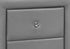 MN-795602    Nightstand - Upholstered / 2 Storage Drawers - 21"H - Grey Leather-Look