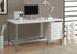 MN-817046    Computer Desk, Home Office, Laptop, Left, Right Set-Up, Storage Drawers, 60"L, Metal, Laminate, White, Grey, Contemporary, Modern