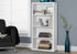 MN-877059    Bookshelf, Bookcase, Etagere, 5 Tier, Office, Bedroom, 48"H, Laminate, White, Contemporary, Modern
