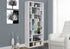 MN-917071    Bookshelf, Bookcase, Etagere, Office, Bedroom, 72"H, Laminate, White, Contemporary, Modern