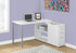 MN-137133    Computer Desk, Home Office, Corner, Left, Right Set-Up, Storage Drawers, L Shape, Metal, Laminate, White, Contemporary, Modern