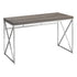 MN-447204    Computer Desk, Home Office, Laptop, Storage Drawers, Metal, Laminate, Dark Taupe, Contemporary, Modern