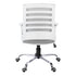 MN-557225    Office Chair, Adjustable Height, Swivel, Ergonomic, Armrests, Computer Desk, Office, Metal Base, Mesh, White, Grey, Chrome, Contemporary, Modern