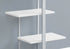 MN-607233    Bookshelf, Bookcase, Etagere, 5 Tier, 60"H, Office, Bedroom, Metal, Laminate, White, Contemporary, Modern