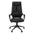 MN-847272    Office Chair, Adjustable Height, Swivel, Ergonomic, Armrests, Computer Desk, Office, Metal Base, Fabric, Black, Contemporary, Modern