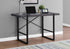 MN-137312    Computer Desk, Home Office, Laptop, 48"L, Metal, Laminate, Grey, Black, Contemporary, Modern