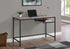 MN-497370    Computer Desk, Home Office, Laptop, 48"L, Metal, Laminate, Dark Taupe, Black, Contemporary, Modern