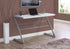 MN-507372    Computer Desk, Home Office, Laptop, 48"L, Metal, Laminate, White, Grey, Contemporary, Modern