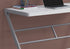 MN-507372    Computer Desk, Home Office, Laptop, 48"L, Metal, Laminate, White, Grey, Contemporary, Modern