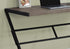 MN-517373    Computer Desk, Home Office, Laptop, 48"L, Metal, Laminate, Dark Taupe, Black, Contemporary, Modern