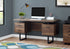 MN-827416    Computer Desk, Home Office, Laptop, Left, Right Set-Up, Storage Drawers, 60"L, Metal, Laminate, Brown Reclaimed Wood Look, Black, Contemporary, Modern