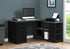 MN-857419    Computer Desk, Home Office, Corner, Left, Right Set-Up, Storage Drawers, L Shape, Laminate, Black, Grey, Contemporary, Modern