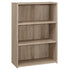 MN-347477    Bookshelf, Bookcase, 4 Tier, 36"H, Office, Bedroom, Laminate, Dark Taupe, Contemporary, Modern, Transitional