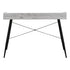 MN-727541    Computer Desk, Home Office, Laptop, Storage Shelves, 48"L, Metal Legs, Laminate, Grey, Black, Contemporary, Modern