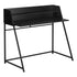 MN-787547    Computer Desk - Small Hutch / 1 Shelf / Trapezoid-Shaped Legs - 48"L - Black / Black