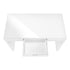 MN-987580    Computer Desk, Home Office, Laptop, Storage Drawers, 48"L, Metal, Laminate, Glossy White, Glam, Modern