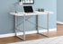 MN-647663    Computer Desk, Home Office, Laptop, 48"L, Metal, Laminate, White, Grey, Contemporary, Modern