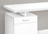 MN-147760    Computer Desk - Storage Drawer / Cabinet / Left Or Right Setup / Floating Desktop - 48"L - White / White