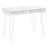 MN-207770    Computer Desk - 2 Open Storage Cubbies - 40"L - White / White