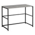 MN-277778    Computer Desk - Small Writing Or Laptop Table / Modern Style / Metal Frame - 40"L - Grey / Black