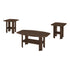 MN-567872P    Table Set, 3Pcs Set, Coffee, End, Side, Accent, Living Room, Laminate, Walnut, Contemporary, Modern