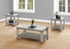 MN-587880P    Table Set, 3Pcs Set, Coffee, End, Side, Accent, Living Room, Laminate, Industrial Grey, Contemporary, Modern