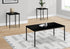 MN-167894P    Table Set, 3pcs Set, Coffee, End, Black Metal, Black Laminate, Contemporary, Modern