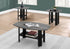MN-687928P    Table Set - 3Pcs Set / Black / Grey Top