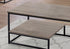 MN-777960P    Table Set, 3Pcs Set, Coffee, End, Side, Accent, Living Room, Laminate, Metal Legs, Dark Taupe, Contemporary, Modern