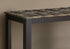 MN-857983S    Accent Table, Console, Entryway, Narrow, Sofa, Living Room, Bedroom, Laminate, Brown Marble Look, Espresso, Transitional