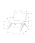 MN-918136    Accent Chair, Armless, Modern, Fabric, Living Room, Bedroom, Chevron Fabric, Metal Legs, Green, Chrome, Contemporary, Modern
