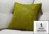 MN-549244    Pillows, 18 X 18 Square, Insert Included, Decorative Throw, Accent, Sofa, Couch, Bed, Soft Brushed Velvet Polyester Fabric, Hypoallergenic Soft Polyester Insert, Lime Green, Classic