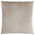 MN-559254    Pillows, 18 X 18 Square, Insert Included, Decorative Throw, Accent, Sofa, Couch, Bed, Soft Polyester Woven Fabric, Hypoallergenic Soft Polyester Insert, Taupe, Transitional