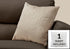 MN-559254    Pillows, 18 X 18 Square, Insert Included, Decorative Throw, Accent, Sofa, Couch, Bed, Soft Polyester Woven Fabric, Hypoallergenic Soft Polyester Insert, Taupe, Transitional
