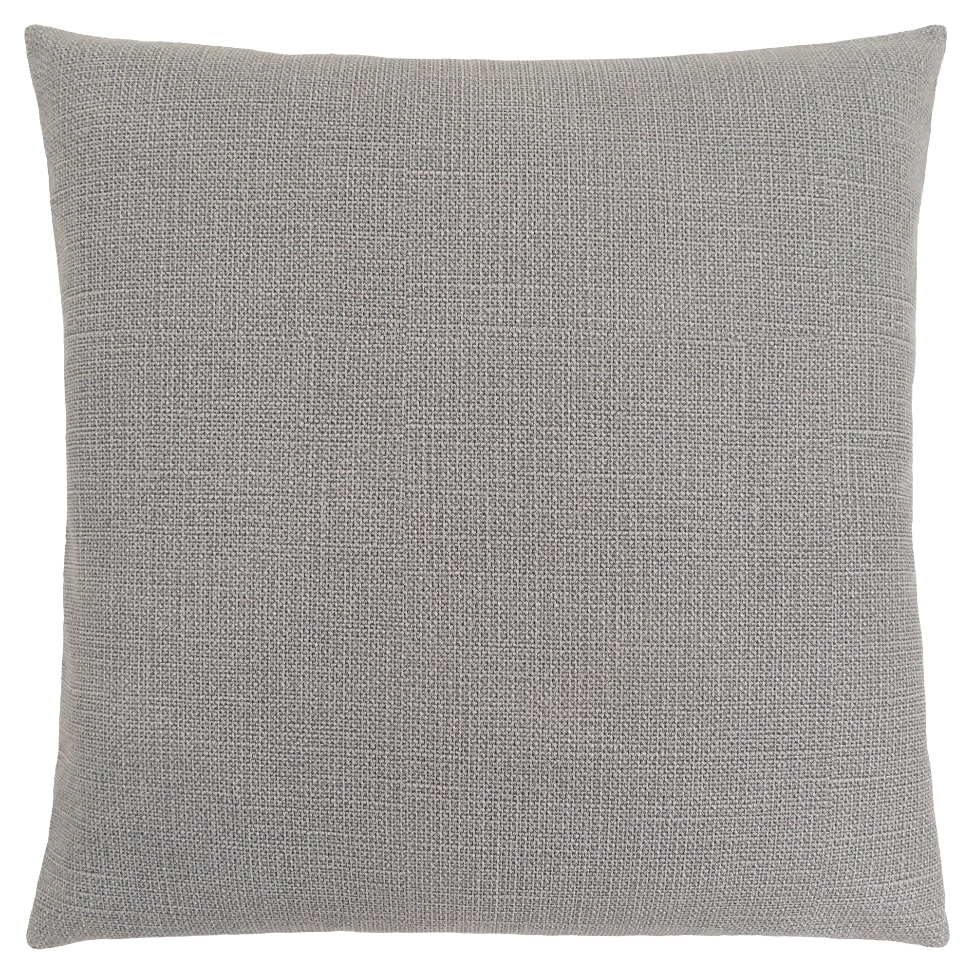 MN-839294    Pillows, 18 X 18 Square, Insert Included, Decorative Throw, Accent, Sofa, Couch, Bed, Cozy Textured-Look, Soft Polyester Fabric, Hypoallergenic Soft Polyester Insert, Light Grey, Classic