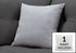 MN-839294    Pillows, 18 X 18 Square, Insert Included, Decorative Throw, Accent, Sofa, Couch, Bed, Cozy Textured-Look, Soft Polyester Fabric, Hypoallergenic Soft Polyester Insert, Light Grey, Classic