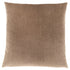 MN-949310    Pillows, 18 X 18 Square, Insert Included, Decorative Throw, Accent, Sofa, Couch, Bed, Velvety Soft Polyester Fabric, Hypoallergenic Soft Polyester Insert, Beige, Transitional