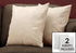 MN-989319    Pillows, Set Of 2, 18 X 18 Square, Insert Included, Decorative Throw, Accent, Sofa, Couch, Bed, Lush Velvet-Look Polyester Fabric, Hypoallergenic Soft Polyester Insert, Light Taupe, Glam