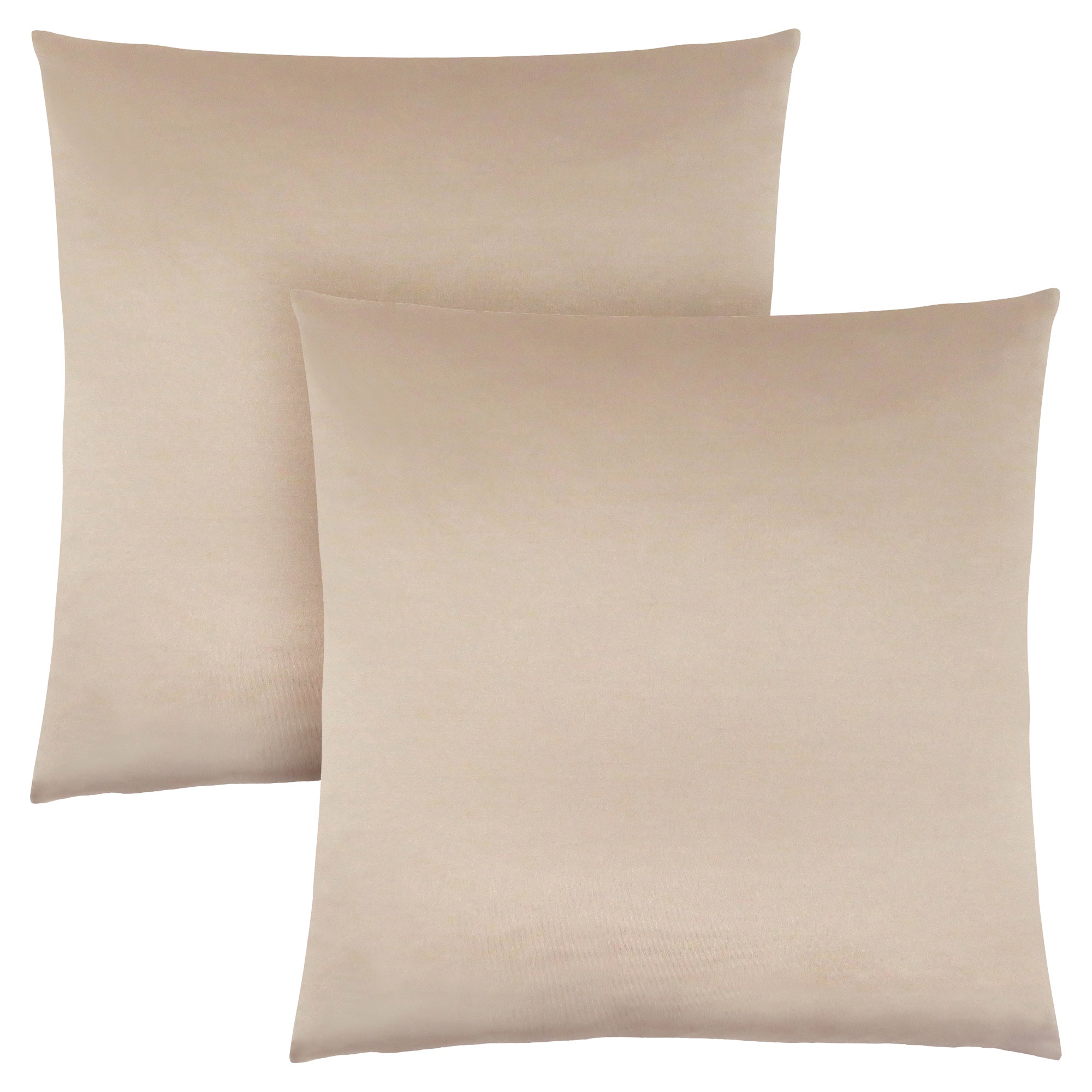 MN-949335    Pillows, Set Of 2, 18 X 18 Square, Insert Included, Decorative Throw, Accent, Sofa, Couch, Bed, Satin-Look Polyester Fabric, Hypoallergenic Soft Polyester Insert, Gold, Glam